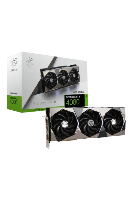 MSI GEFORCE RTX 4080 SUPRIM X 16G 16GB GDDR6X HDMI DP 256Bit