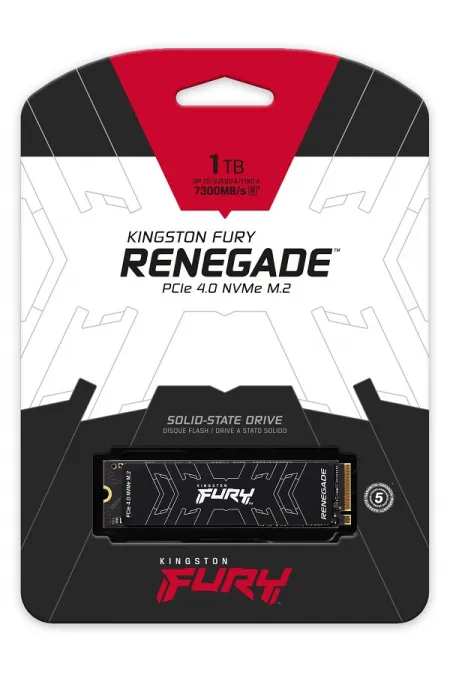 1TB KINGSTON FURY Renegade M.2 NVMe PCIe 4.0 SFYRS/1000G 6000/7300MB/s