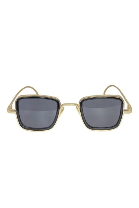 Unisex Metal Kare Güneş Gözlüğü