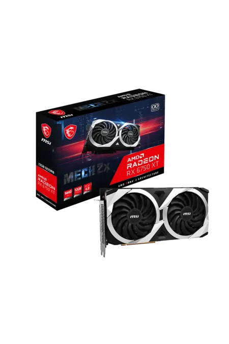 MSI RADEON RX 6750 XT MECH 2X 12G OC 12GB GDDR6 192BIT MSI RADEON RX 6750 XT MECH 2X 12G OC 12GB GDDR6 192BIT