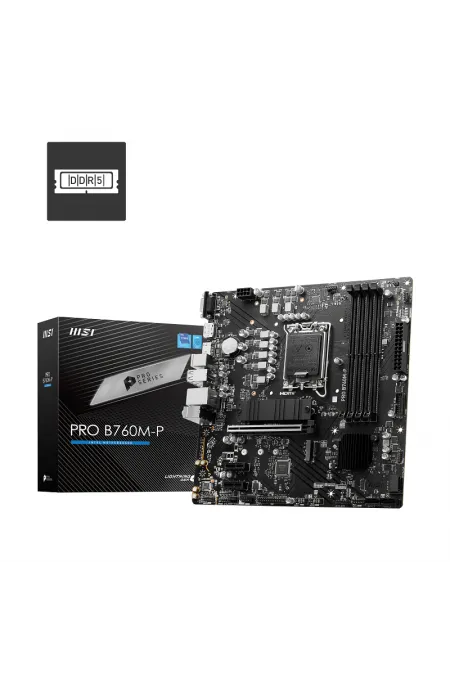 MSI PRO B760M-P DDR5 6800MHz(OC) M.2 M.2 HDMI mATX 1700p MSI PRO B760M-P DDR5 6800MHz(OC) M.2 M.2 HDMI mATX 1700p