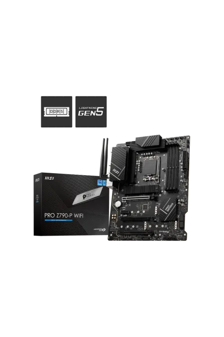 MSI PRO Z790-P WIFI DDR5 7000MHZ(OC) M.2 ATX 1700p MSI PRO Z790-P WIFI DDR5 7000MHZ(OC) M.2 ATX 1700p