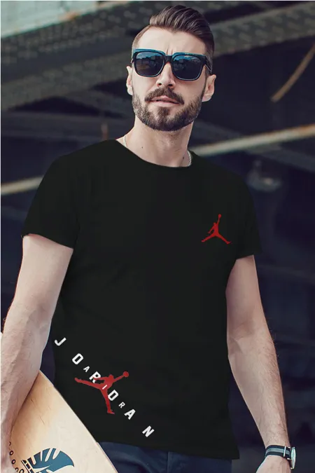Air Jordan 23 Siyah NBA Erkek Tshirt - Tişört Air Jordan 23 Siyah NBA Erkek Tshirt - Tişört