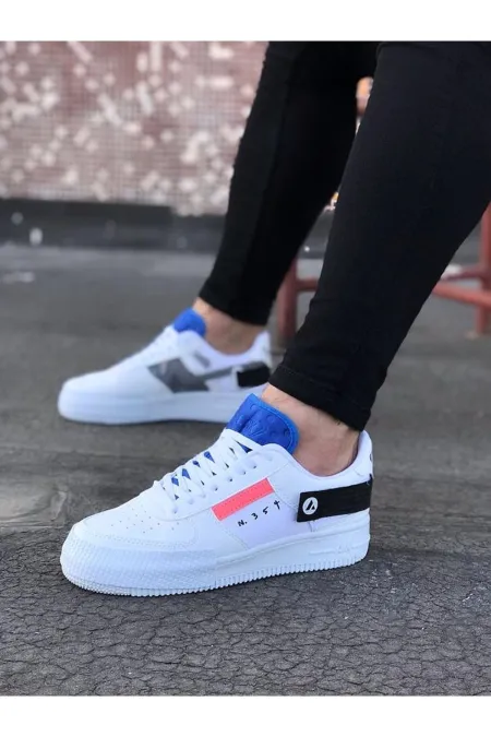 SFTM201 Beyaz Pudra Erkek Günlük Ayakkabı - BEYAZ_PUDRA