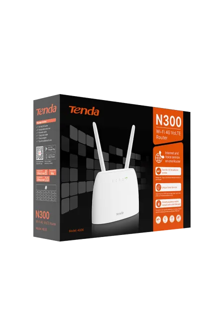 TENDA 4G06 N300 Wi-Fi 4G VoLTE Router