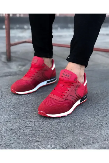 SFTM014 Kırmızı Erkek Spor Ayakkabı - KIRMIZI SFTM014 Kırmızı Erkek Spor Ayakkabı - KIRMIZI