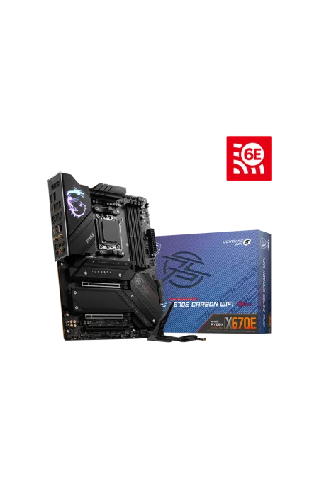 MSI MPG X670E CARBON WIFI DDR5 6600+(OC)MHz HDMI DP AM5 MSI MPG X670E CARBON WIFI DDR5 6600+(OC)MHz HDMI DP AM5