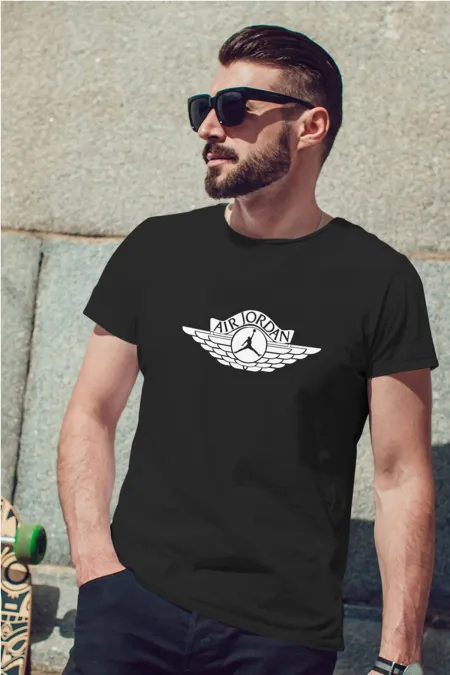 Air Jordan 12 Siyah NBA Erkek Tshirt - Tişört Air Jordan 12 Siyah NBA Erkek Tshirt - Tişört