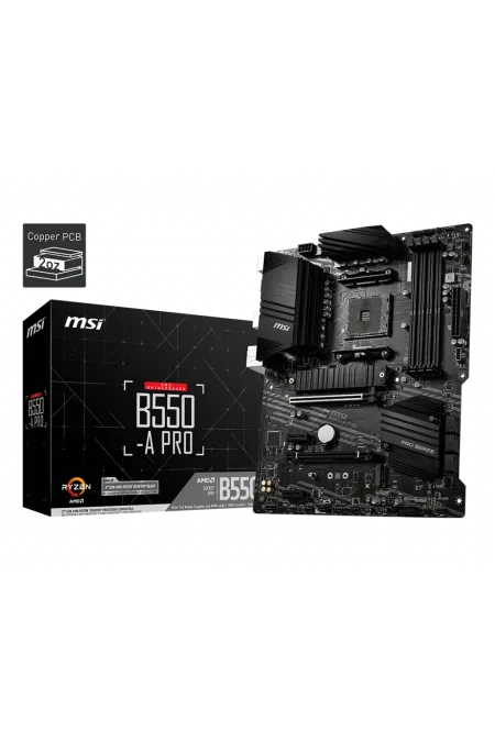 MSI B550-A PRO DDR4 4400(OC)Mhz HDMI / DP ATX AM4 MSI B550-A PRO DDR4 4400(OC)Mhz HDMI / DP ATX AM4