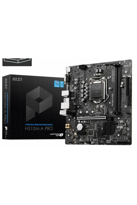 MSI H510M-A PRO DDR4 3200MHz HDMI M.2 mATX 1200p