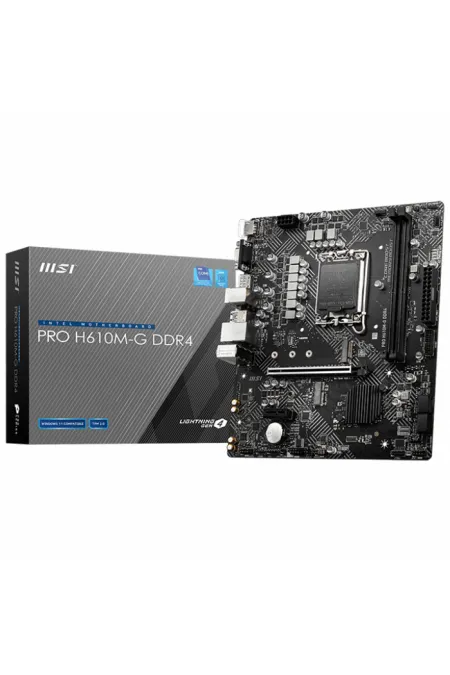 MSI PRO H610M-G DDR4 3200MHZ mATX 1700
