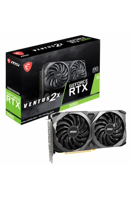 MSI GEFORCE RTX 3060 VENTUS 2X 12G OC 12GB HDMI DP 192BİT MSI GEFORCE RTX 3060 VENTUS 2X 12G OC 12GB HDMI DP 192BİT