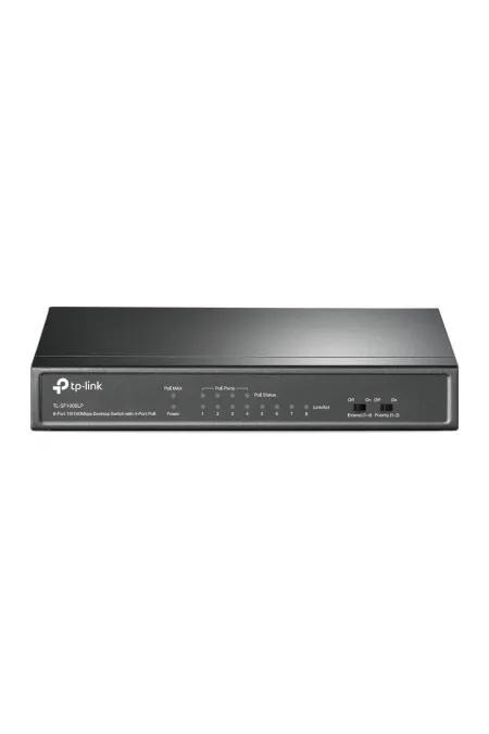 TP-LINK TL-SF1008LP 8PORT 10/100 YÖNETİLEMEZ POE SWITCH