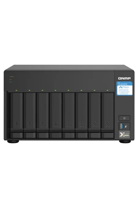 QNAP TS-832PX 8 YUVALI 4GB NAS DEPOLAMA ÜNİTESİ