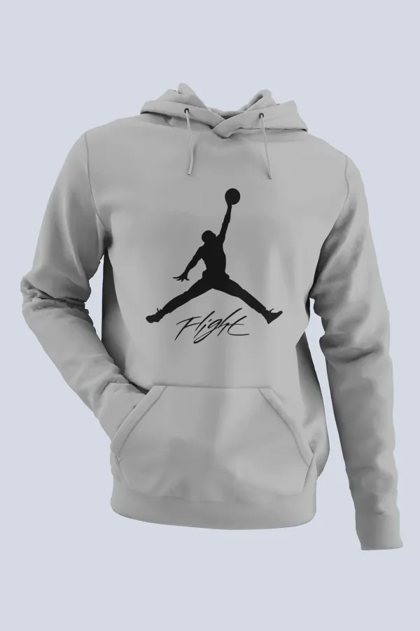 Air Jordan 06 Gri NBA Erkek Kapşonlu Sweatshirt - Hoodie Air Jordan 06 Gri NBA Erkek Kapşonlu Sweatshirt - Hoodie