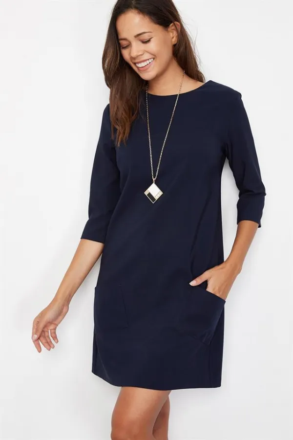 Kadın Lacivert Büyük Beden Elbise Kadın Lacivert Büyük Beden Elbise