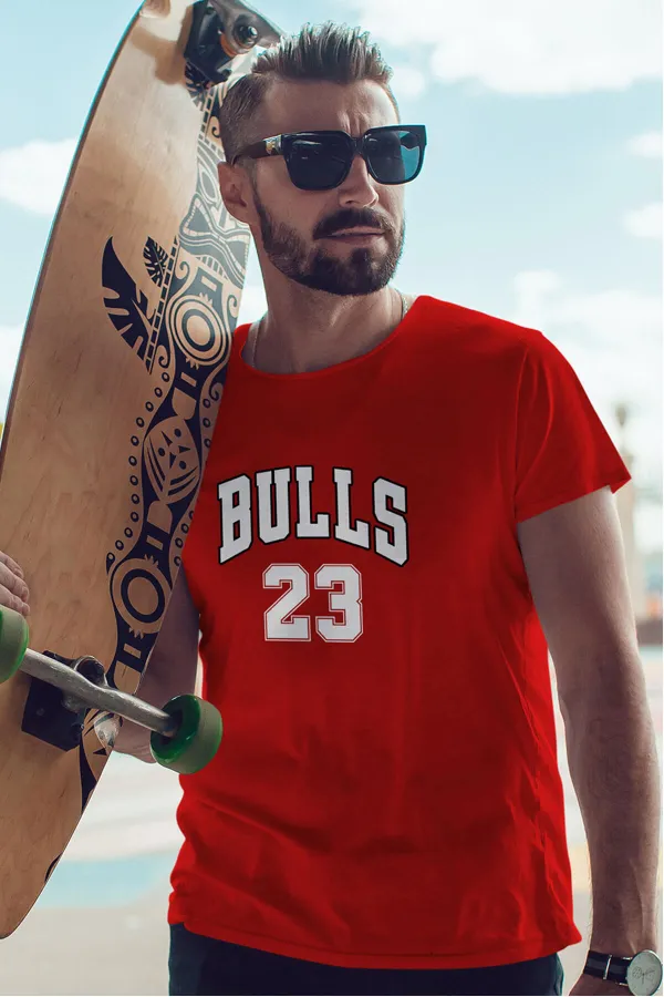 Air Jordan 25 Kırmızı NBA Erkek Tshirt - Tişört Air Jordan 25 Kırmızı NBA Erkek Tshirt - Tişört