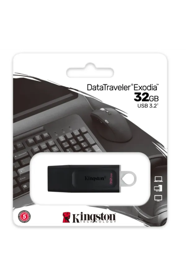 32GB USB3.2 Gen1 DTX/32GB Exodia KINGSTON 32GB USB3.2 Gen1 DTX/32GB Exodia KINGSTON
