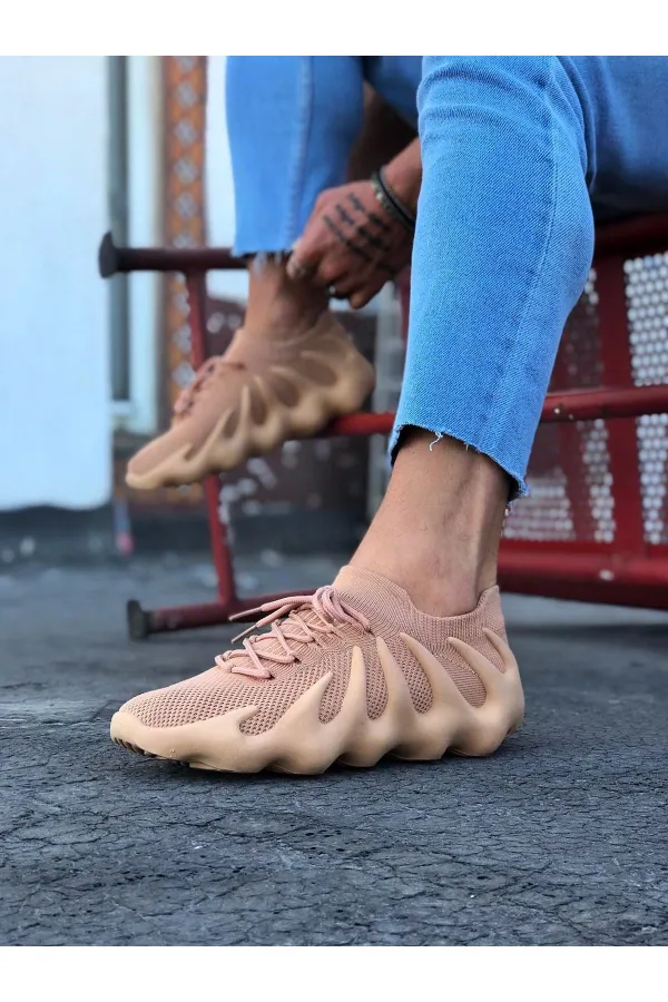 SFTM300 Taba Triko Sargı Taban Casual Erkek Ayakkabı - TABA SFTM300 Taba Triko Sargı Taban Casual Erkek Ayakkabı - TABA