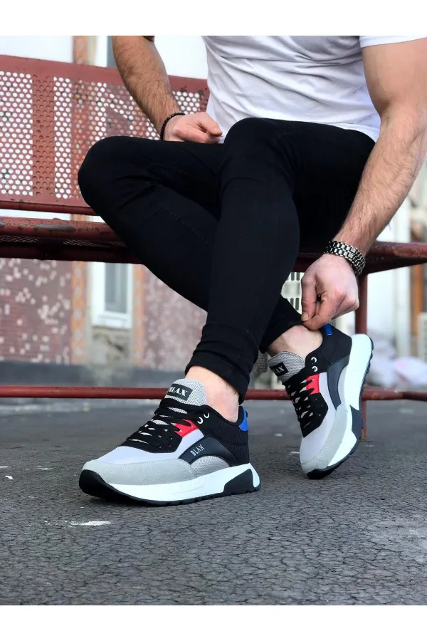 SFTM204 Buz Siyah Erkek Spor Ayakkabı - BUZ-SİYAH SFTM204 Buz Siyah Erkek Spor Ayakkabı - BUZ-SİYAH