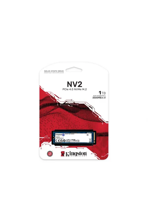 1TB KINGSTON NV2 SNV2S/1000G 3500/2100/MB/s M.2 NVMe SSD 1TB KINGSTON NV2 SNV2S/1000G 3500/2100/MB/s M.2 NVMe SSD
