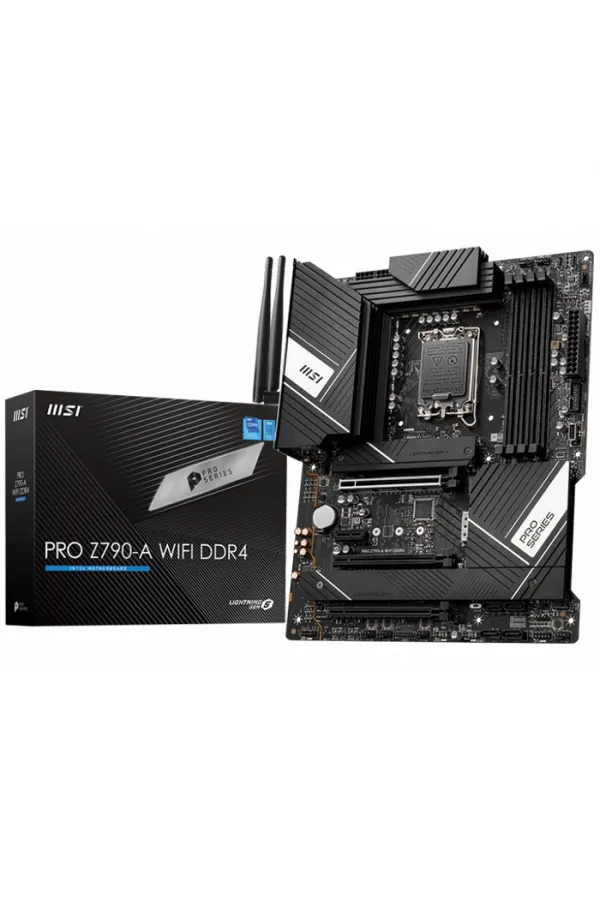 MSI PRO Z790-A WIFI DDR4 5333MHz(OC) M.2 HDMI ATX 1700p MSI PRO Z790-A WIFI DDR4 5333MHz(OC) M.2 HDMI ATX 1700p