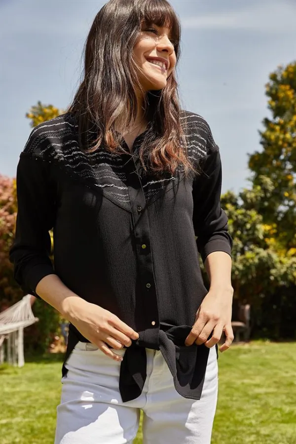 Kadın Siyah Tunik Kadın Siyah Tunik