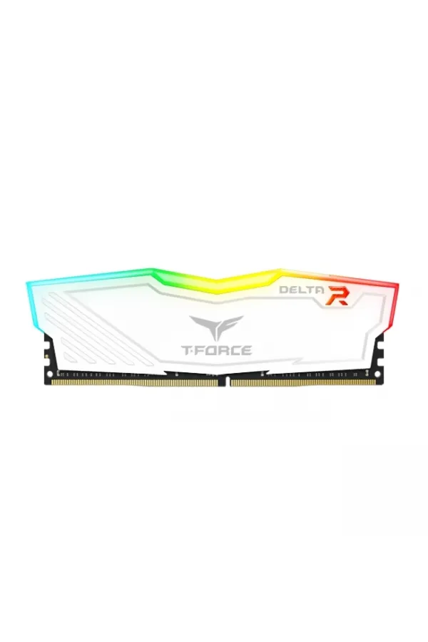 Team T-Force Delta RGB White 16GB (2x8GB) 3200MHz CL16 DDR4 Gaming Ram (TF4D416G3200HC16FDC01) Team T-Force Delta RGB White 16GB (2x8GB) 3200MHz CL16 DDR4 Gaming Ram (TF4D416G3200HC16FDC01)